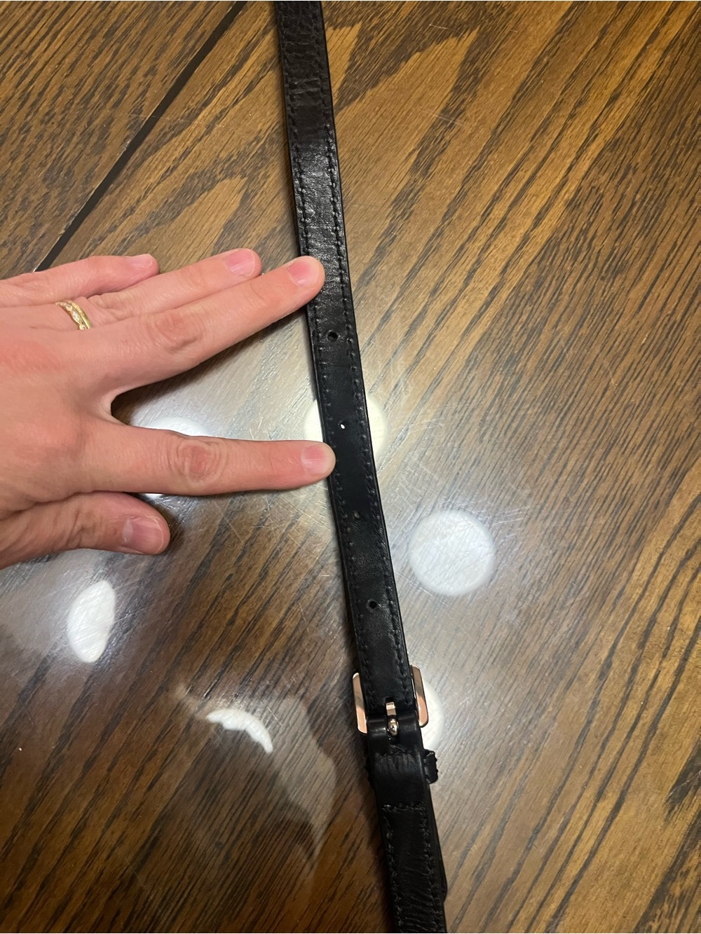 Michael Kors Black Crossbody Purse Strap with Chain - Picture 6 of 8